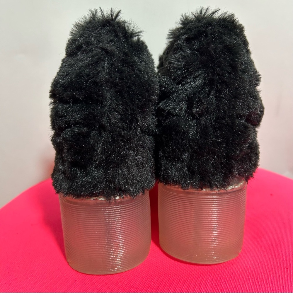 Jeffrey Campbell Fuzzed Fuzzy Fuzz Black Booties … - image 7